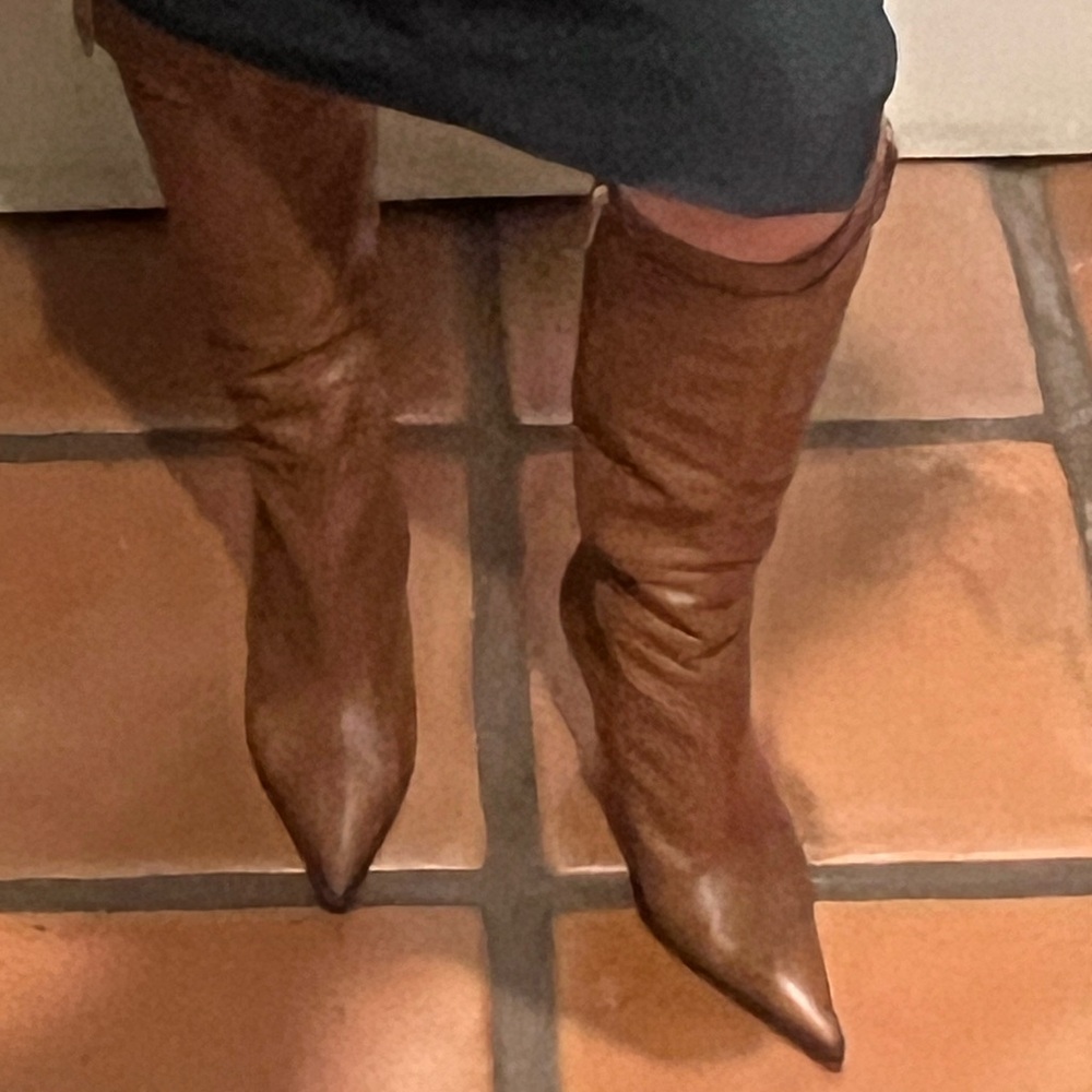 Elegant Brown Knee-High Boots